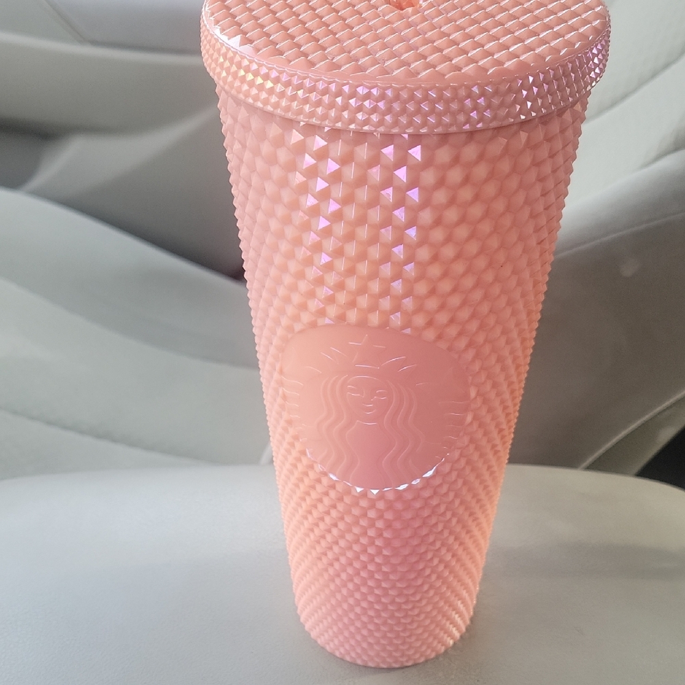 Starbucks Blush Pink Studded Tumbler